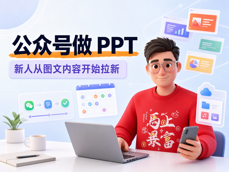 PPT公众号玩法(新人优先学)